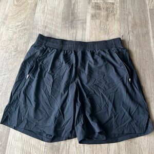 All in Motion Black Athletic Shorts Lightweight Performance